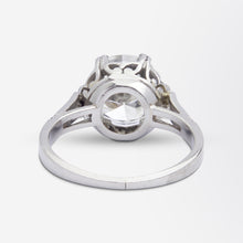 Load image into Gallery viewer, Art Deco Platinum & 2.25ct Diamond Solitaire Ring