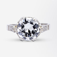 Load image into Gallery viewer, Art Deco Platinum & 2.25ct Diamond Solitaire Ring