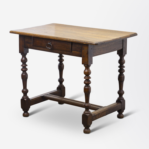 19th century William and Mary Style Pine Hall Table