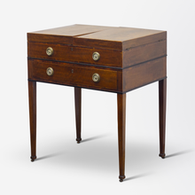 Load image into Gallery viewer, Gentleman's Mahogany Beau Brummell Dressing Table