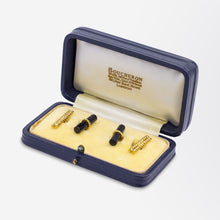 Load image into Gallery viewer, 18kt Gold & Onyx 'Baton' Cufflinks by Boucheron