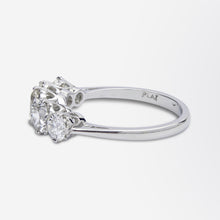 Load image into Gallery viewer, Antique Style Platinum & Old European Cut Diamond Ring