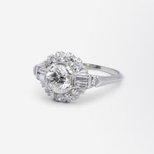 Load image into Gallery viewer, Art Deco Platinum & Diamond Ring