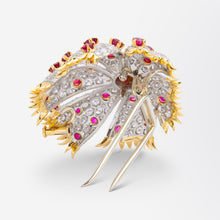Load image into Gallery viewer, Jean Schlumberger 'Sombrero' Brooch by Tiffany & Company