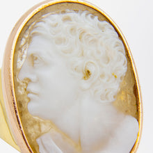 Load image into Gallery viewer, Antique Hardstone Cameo Ring