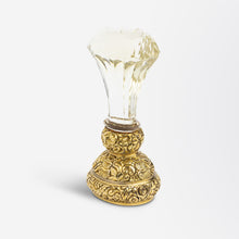 Load image into Gallery viewer, Regency Period, Gold, Amethyst & Citrine Desk Seal