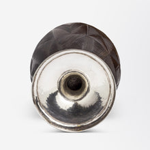 Load image into Gallery viewer, Carved Coconut With Sterling Silver Mounts Attributed to Horace Woodward & Co