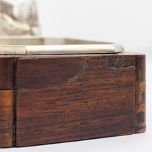 Load image into Gallery viewer, French Art Deco, Silver, Rock Crystal & Ivory Desk Tidy