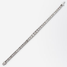 Load image into Gallery viewer, Substantial Old European Cut Diamond Tennis Bracelet