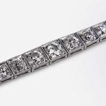 Load image into Gallery viewer, Substantial Old European Cut Diamond Tennis Bracelet