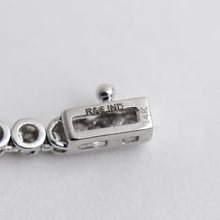 Load image into Gallery viewer, White Gold & Diamond Tennis Necklace
