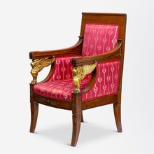 Load image into Gallery viewer, French Empire Cedarwood Armchair