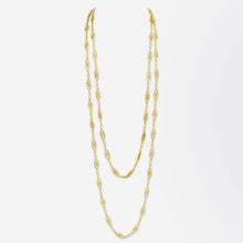 Load image into Gallery viewer, Antique 18kt Yellow Gold French Guard Chain