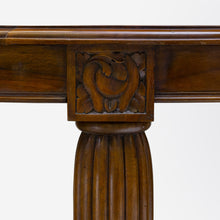 Load image into Gallery viewer, French Art Deco Walnut Dining Table