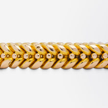 Load image into Gallery viewer, Antique 15kt Yellow Gold 'Illusion' Bangle
