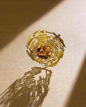 Load image into Gallery viewer, Andrew Grima 18kt Gold, Citrine and Diamond Brooch