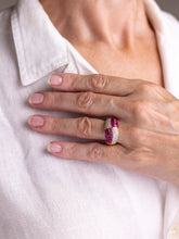 Load image into Gallery viewer, Ruby & Diamond Ring by Hammerman Brothers