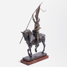 Load image into Gallery viewer, Joan of Arc Bronze by Emmanuel Fremiet