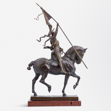 Load image into Gallery viewer, Joan of Arc Bronze by Emmanuel Fremiet
