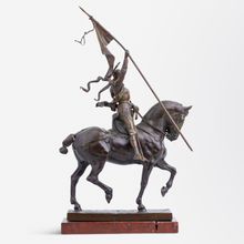 Load image into Gallery viewer, Joan of Arc Bronze by Emmanuel Fremiet