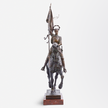 Load image into Gallery viewer, Joan of Arc Bronze by Emmanuel Fremiet
