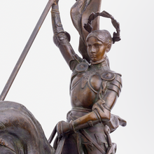 Load image into Gallery viewer, Joan of Arc Bronze by Emmanuel Fremiet