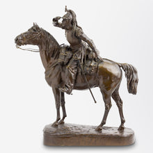 Load image into Gallery viewer, &quot;Cuirassier à Cheval&quot; Bronze Statue by Mathilde Thomas
