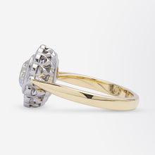 Load image into Gallery viewer, Old Mine Cut & Old European Cut Diamond Cluster Ring