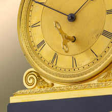 Load image into Gallery viewer, An English Regency Mantel Clock in Slate & Ormolu by Grimalde & Johnson
