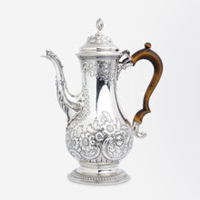 Load image into Gallery viewer, George III Era Sterling Silver Coffee Pot by Charles Wallis