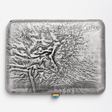 Load image into Gallery viewer, Faberge Samorodok Cigarette Case With Turquoise Cabochon