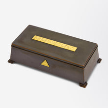 Load image into Gallery viewer, Bronze Tiffany &amp; Co Box with 18K Gold Appliques
