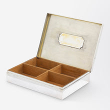 Load image into Gallery viewer, Tiffany &amp; Company Sterling Silver Cigar Box with Cedar Lining
