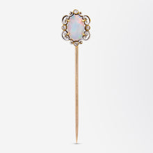 Load image into Gallery viewer, Tiffany & Company Art Nouveau Opal Set Stick Pin