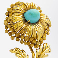 Load image into Gallery viewer, Mid Century Tiffany & Co Flower Brooch