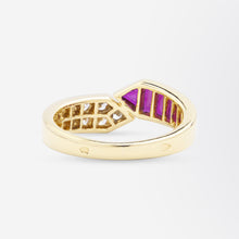 Load image into Gallery viewer, Van Cleef & Arpels Ruby & Diamond Ring in 18kt Gold