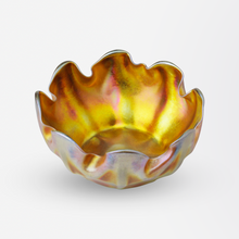 Load image into Gallery viewer, Tiffany Studios Favrile Glass Bowl and Saucer
