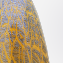 Load image into Gallery viewer, Jugendstil Yellow and Blue Glass Vase by Loetz
