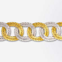 Load image into Gallery viewer, Mario Buccellati Two Tone 18kt Gold Bracelet
