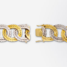 Load image into Gallery viewer, Mario Buccellati Two Tone 18kt Gold Bracelet
