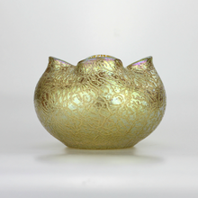 Load image into Gallery viewer, Loetz Glass Art Nouveau Candia Mimosa Art Glass Vase - The Antique Guild