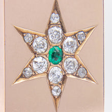 Load image into Gallery viewer, 9kt Rose Gold, Emerald &amp; Diamond Locket
