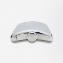 Load image into Gallery viewer, Large, Silver Plated Spirit Flask