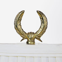 Load image into Gallery viewer, Pair of Glass Column & Brass Base Table Lamps