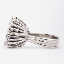Load image into Gallery viewer, Grima Ring in 18kt White Gold With an Opal & Diamonds