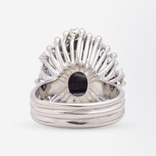 Load image into Gallery viewer, Grima Ring in 18kt White Gold With an Opal & Diamonds