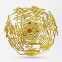 Load image into Gallery viewer, Andrew Grima 18kt Gold, Citrine and Diamond Brooch
