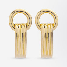 Load image into Gallery viewer, 18kt Yellow Gold Hermes Paris Ear Clips