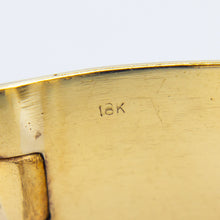 Load image into Gallery viewer, Heavy, 18kt Yellow Gold, Hinged Oval Bangle