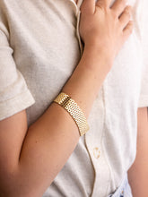 Load image into Gallery viewer, Mid Century, 18kt Gold, Swedish 'Gate Link' Bracelet